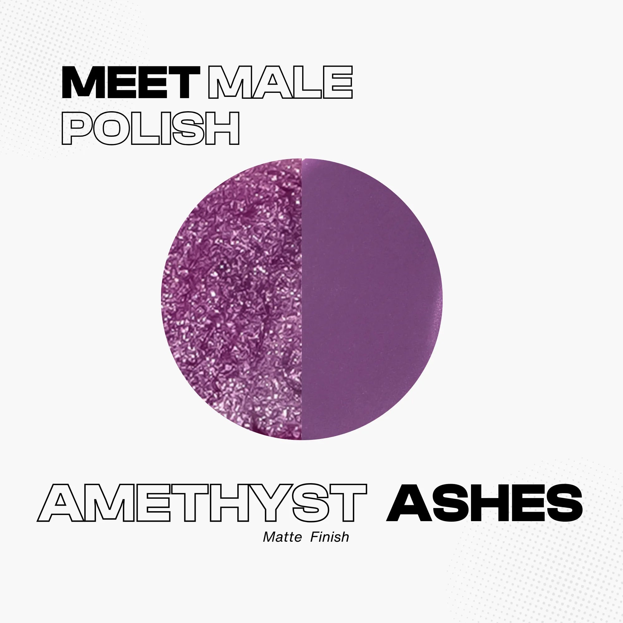 Amethyst Ashes™ Nail Polish – Matte Mauve. Velvety Finish - Image 2