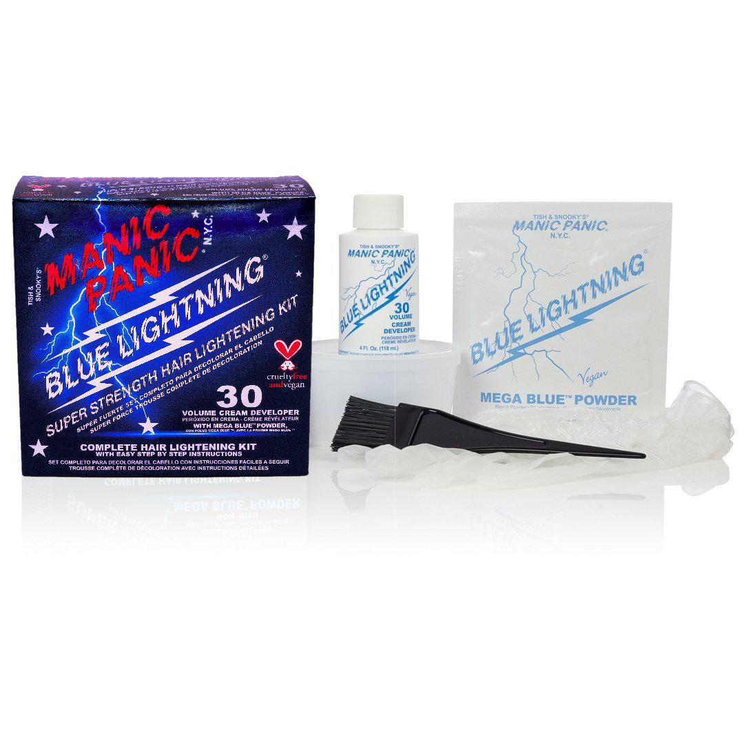Blue Lightning® Bleach Kit - 30 Volume with Mega Blue Powder - Image 2