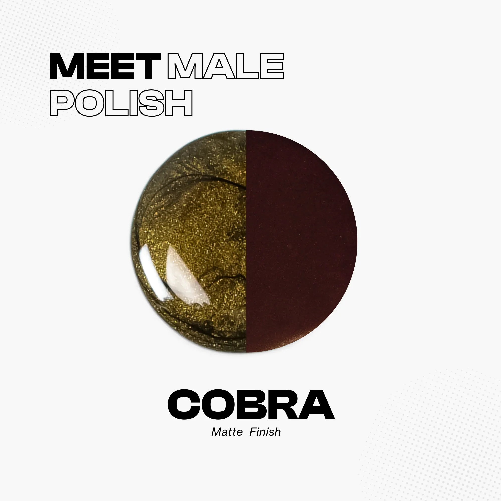 Cobra™ Nail Polish – Matte Bronze with. Velvety Finish - Image 2