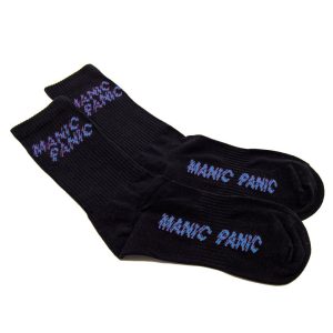 Socks - Black with Blue Logo
