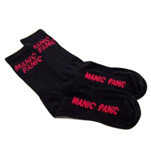 Socks - Black with Red Logo