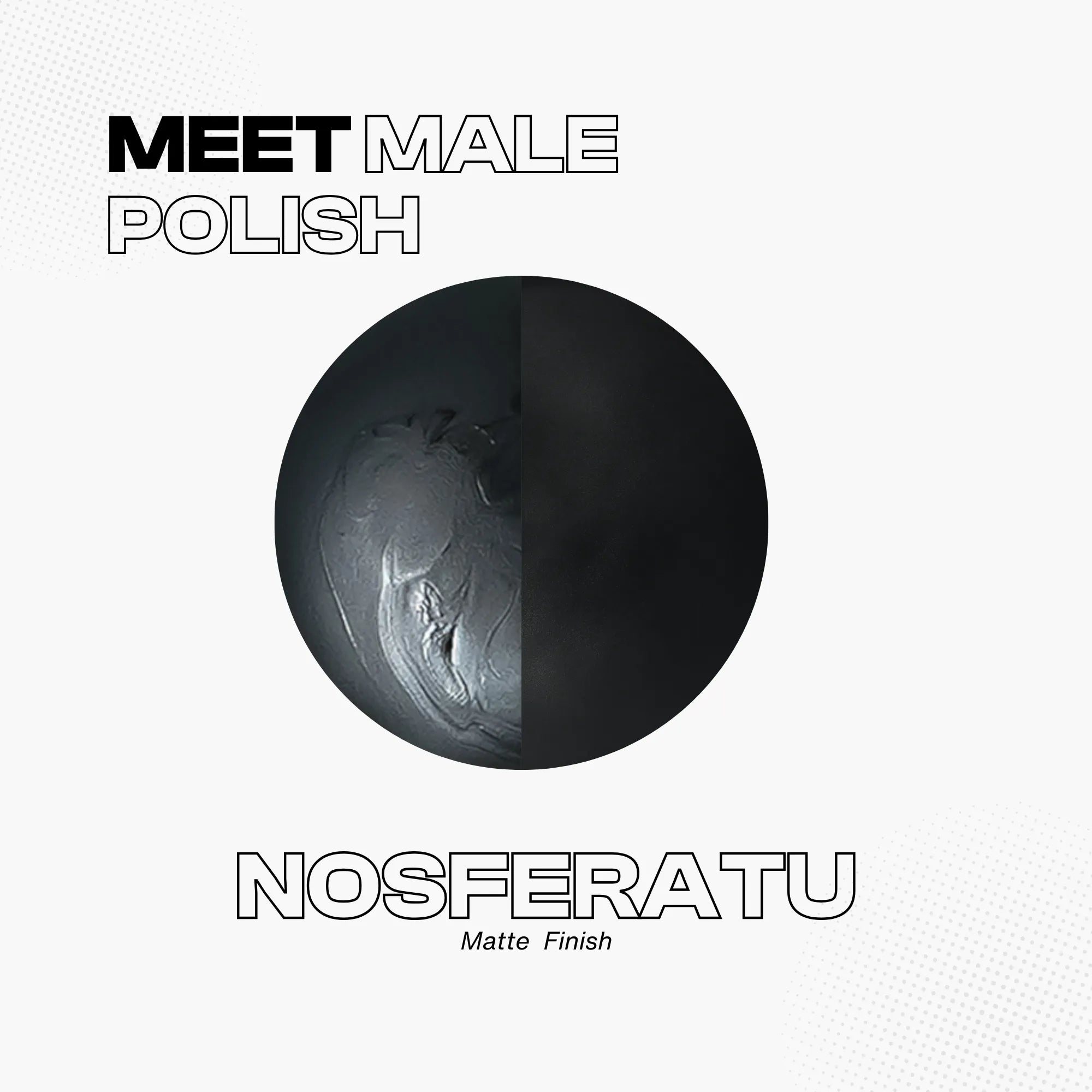 Nosferatu® Nail Polish – Matte Black. Velvety Matte Finish - Image 2