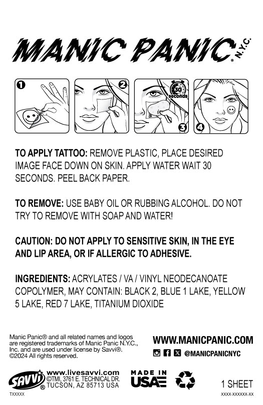Manic Panic® Love Kitten® Tattoo Pouch - Image 6