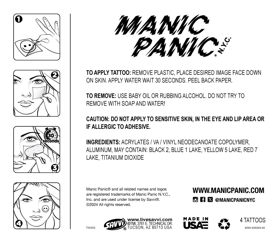 Manic Panic® Vampire™ Freckle Tattoos - Image 3