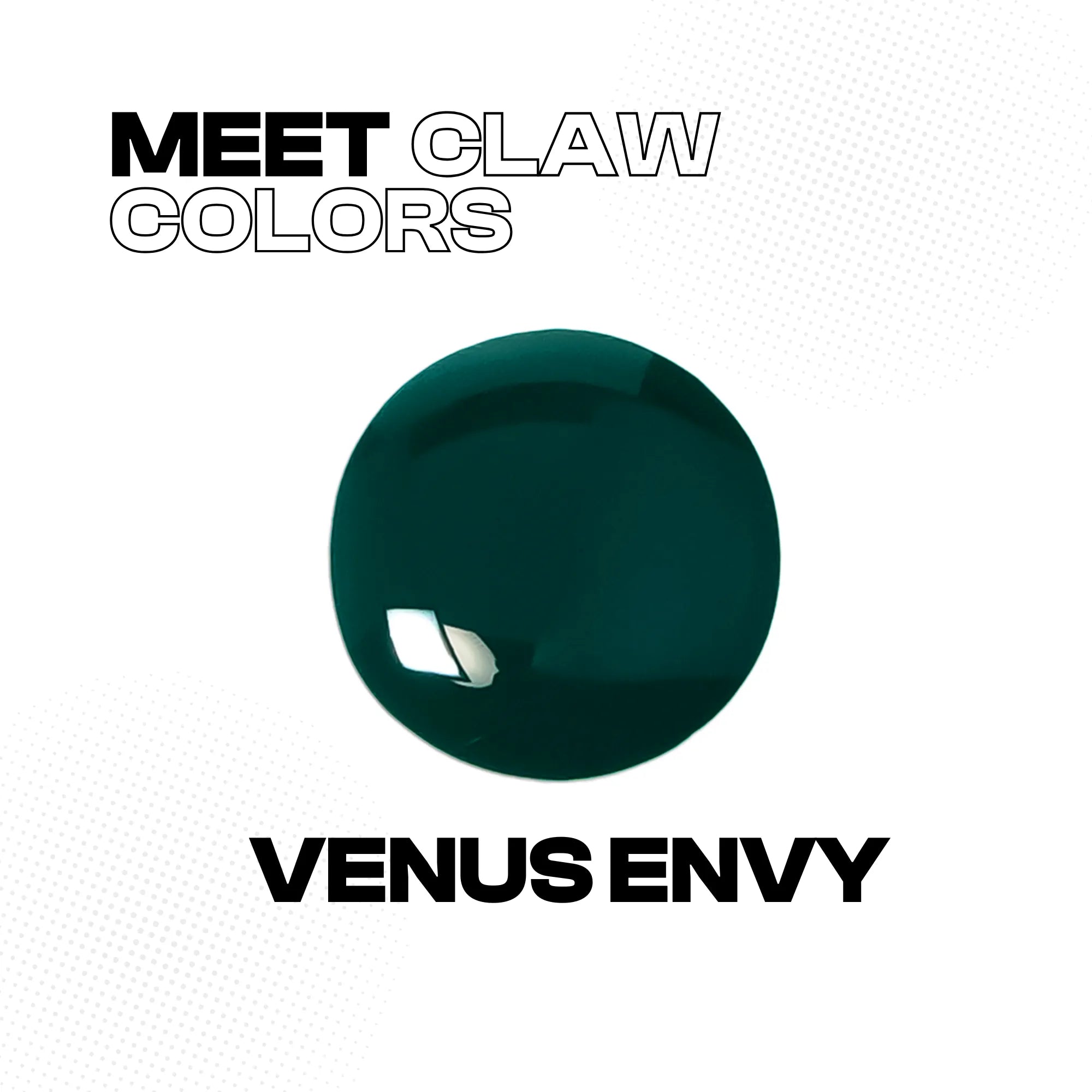 Venus Envy®- Claw Colors - Hunter Green- Glossy Nail Polish - Image 2