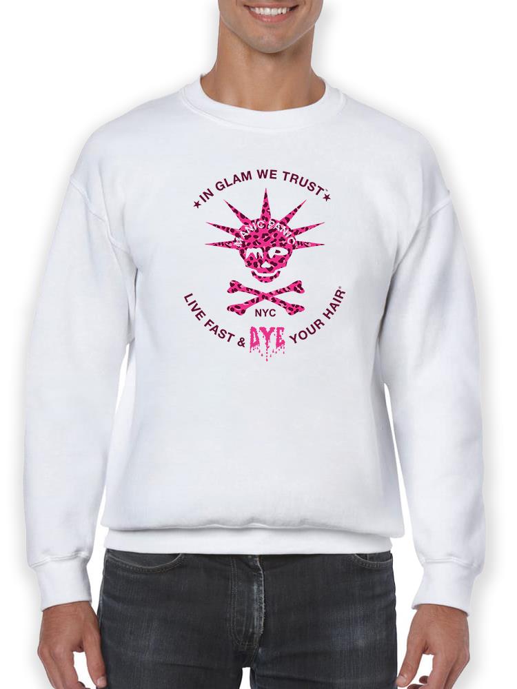 Sweatshirt - In Glam We Trust - Pink Cheetah - Image 3